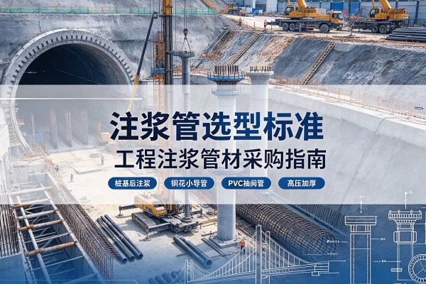 注浆管选型标准